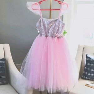 Pink & Sequin Toddler Princess Dress